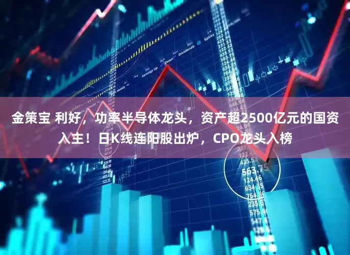 金策宝 利好，功率半导体龙头，资产超2500亿元的国资入主！日K线连阳股出炉，CPO龙头入榜
