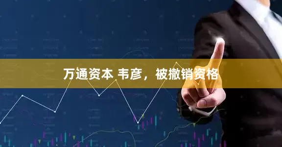 万通资本 韦彦，被撤销资格