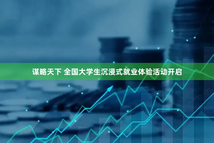 谋略天下 全国大学生沉浸式就业体验活动开启
